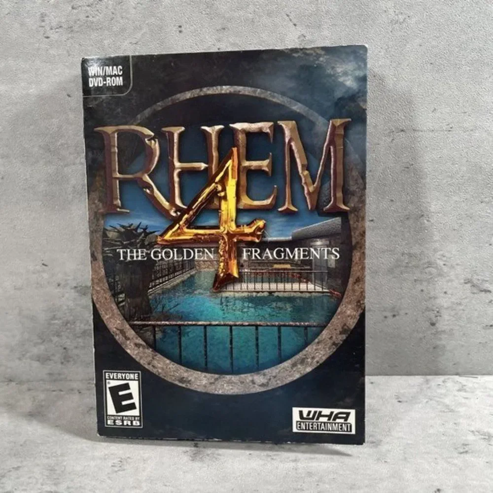 Rhem 4: The Golden Fragments (Windows/Mac, 2010) GAME/CASE/COVER‎ ONLY